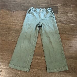 Cat and jack Green Wide-Leg Pants girls 6